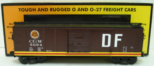 MTH 30-74075 O Gauge Chicago Great Western Boxcar