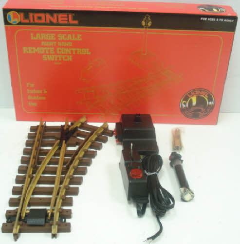 Lionel 8-82007 G Scale Right Hand Remote Switch Turnout For Indoor & Outdoor