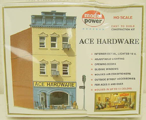 Model Power 461 HO Scale Ace Hardward Construction Kit