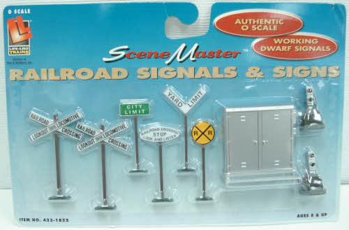 Life Like 433-1852 O Scene Master Railroad Signals & Signs