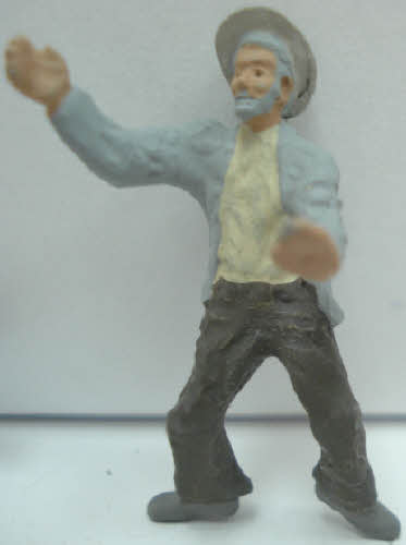 Arttista 1447 Hobo Helping Hobo into Boxcar Pewter Figures (Set of 2)