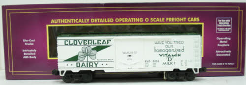 MTH 20-94037 O Cloverleaf Operating Reefer Car #2697