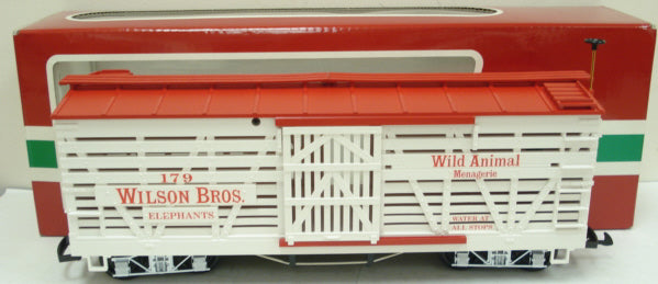 LGB 4068-DG G Scale Wilson Bros. Elephant Circus Car w/Plastic Wheels LN/Box