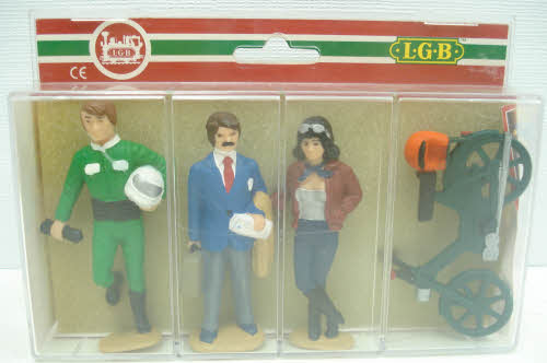 LGB 5148 G Scale Bicycle & Travelling Figures