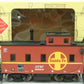 Aristo-Craft 42106 Santa Fe Long Steel Caboose (Metal Wheels)