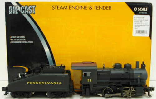 K-Line K3180-0094W O Gauge Pennsylvania RR A5 Steam Locomotive & Tender #94