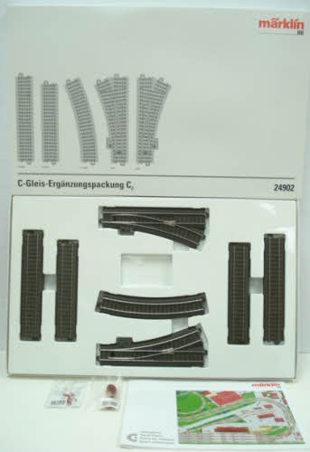 Marklin 24902 HO Scale C2 C Track Extension Set