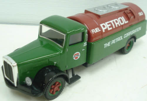 Corgi 98449 1:48 Diecast White Petrol Corporation Tanker Truck
