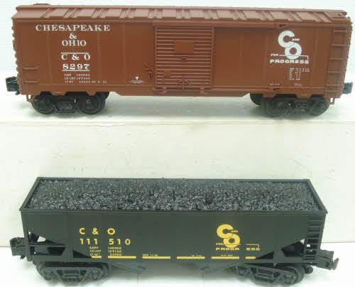 Atlas 1009050 Industrial Rail C&O O Gauge Steam Freight Train Set