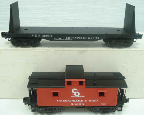 Atlas 1009050 Industrial Rail C&O O Gauge Steam Freight Train Set