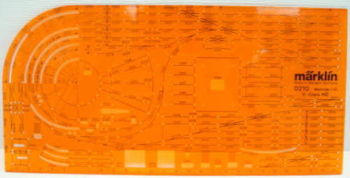 Marklin 0210 HO Scale K-Track Planning Stencil
