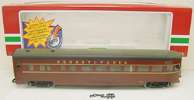 LGB 32590 Pennsylvania Streamlined Observation Car w/ Metal Wheels