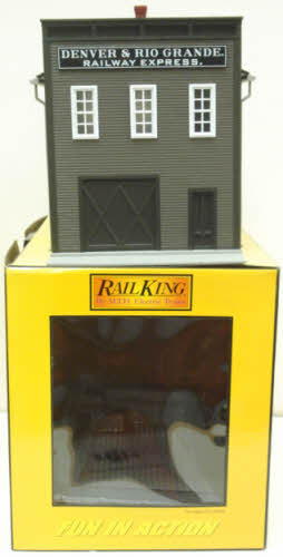 MTH 30-90163 O Assembled D&RG REA 2-Story Livery Building
