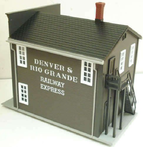 MTH 30-90163 O Assembled D&RG REA 2-Story Livery Building