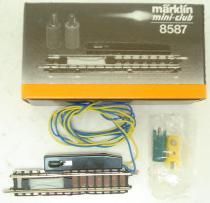 Marklin 8587 Z Mini-Club 2-3/16" 55 mm. Straight Uncoupler Track