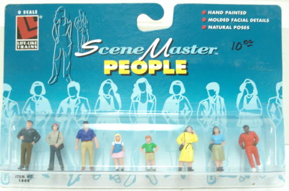 Life Like 1668 O Townspeople Figures (Set of 8)