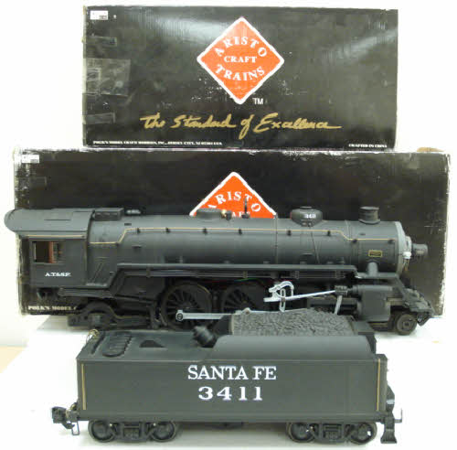 Aristo-Craft 21411 Atchison, Topeka and Santa Fe 4-6-2 Steam Locomotive &Tender