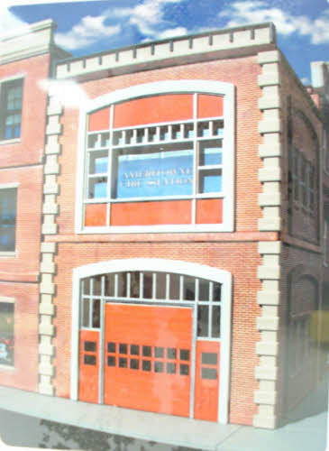 Ameri-Town 864 O Fire Station Building Kit
