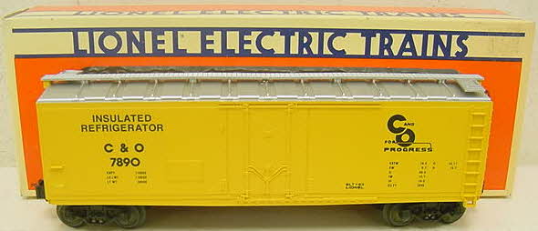 Lionel 6-17303 O Gauge Chesapeake and Ohio Reefer Car