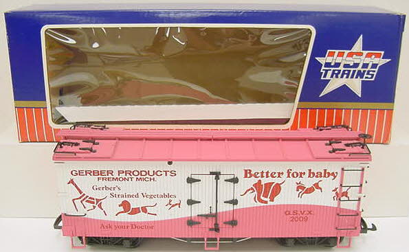 USA Trains 1654 G Gerber Baby Girl Reefer Car