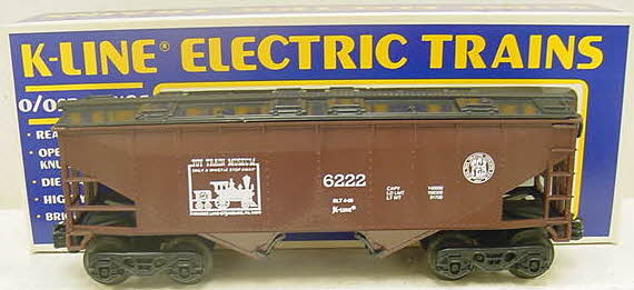 K-Line K6222 O Gauge Toy Train Museum Covered 2-Bay Hopper