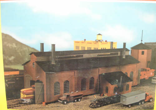 Heljan B1042 / Con-Cor O Scale 2-Track Engine House Building Kit