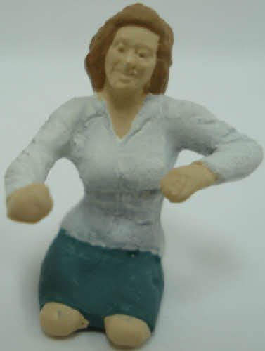 Arttista 1220 O Scale Woman Driving Pewter Figure