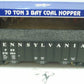 USA Trains 14007 G Pennsylvania 70-Ton 3-Bay Coal Hopper (Metal Wheels)