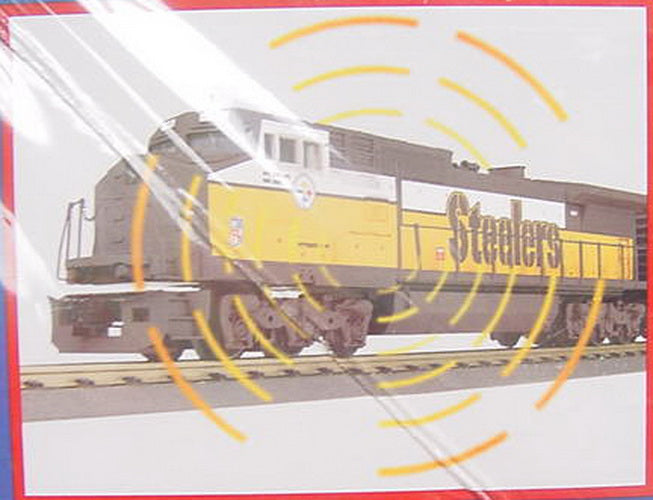 MTH 30-4171-1 Pittsburgh Steelers Super Bowl Dash-8 O Gauge Diesel Train Set