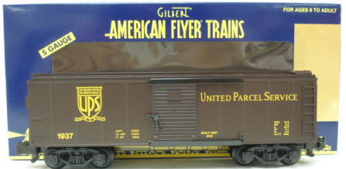 American Flyer 6-48370 S Gauge UPS Centennial Boxcar