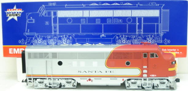 USA Trains 22357 G Santa Fe Passenger 