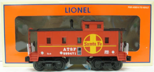 Lionel 6-36592 O Gauge Santa Fe Illuminated Caboose #999471