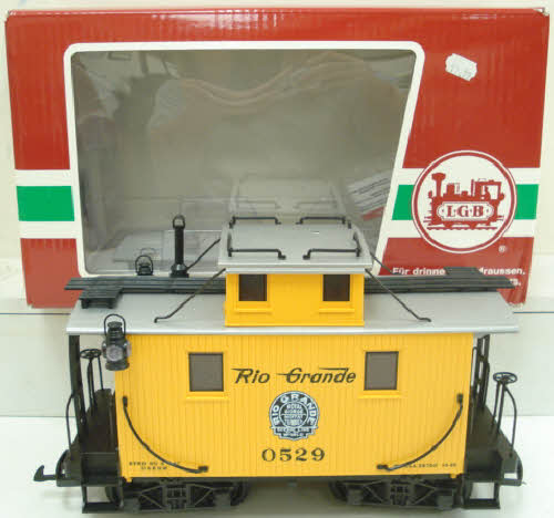 LGB 45650 G Scale Rio Grande Caboose #0529