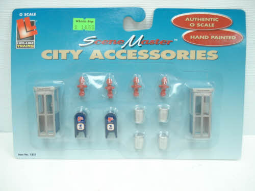 Life Like 1851 O Scene Master City Accessories Hand Painted Set