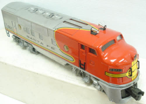Lionel 2161W Vintage O 2343 AA SF Diesel Freight Set w/5 Cars