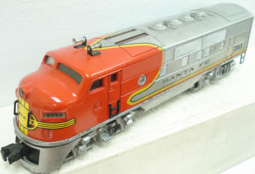 Lionel 2161W Vintage O 2343 AA SF Diesel Freight Set w/5 Cars