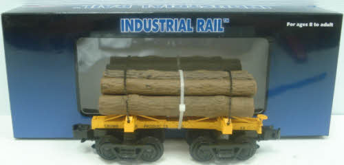 Atlas 1004001 3-Rail Crown Paper Skeleton Log Car #33