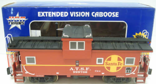 USA Trains 12101 G Santa Fe Lighted Extended Vision Caboose