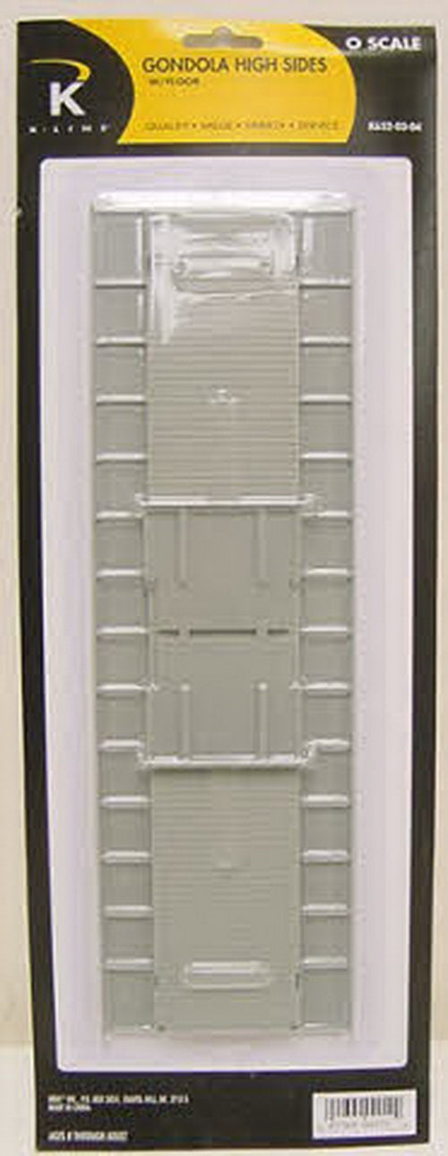 K-Line K652-03-04 O Scale Gondola High Sides