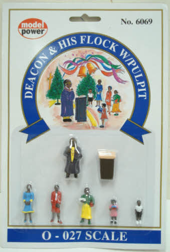 Model Power 6069 Deacon & His Flock w/Pulpit Figures