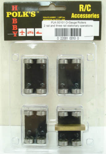 Polk's Hobby 50101 O Gauge Stationary Rollers (Pack of 4)