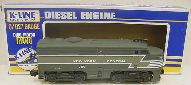 K-Line K2115D O New York Central Alco Non-Powered A Unit Diesel Locomotive #2115