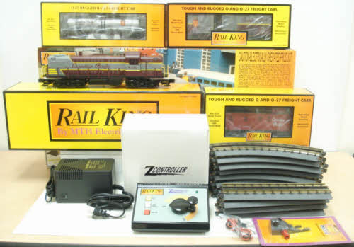 MTH 30-4178-1 Canadian Pacific RailKing RS-3 O Gauge Diesel Train Set w/PS2
