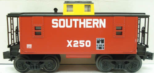 Lionel 6-26590 O Gauge Southern Illuminated Square Window Caboose
