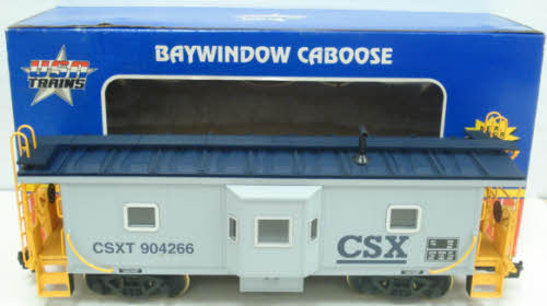 USA Trains 12063 G CSX Lighted Bay Window Caboose