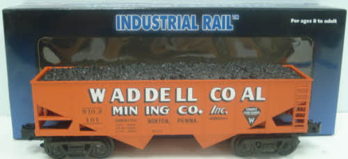 Atlas 1006004 3-Rail Waddell Coal 2-Bay Hopper