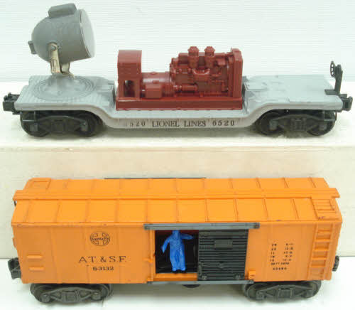 Lionel 1457B Vintage O 6220 Diesel Freight Train Set w/4 Cars