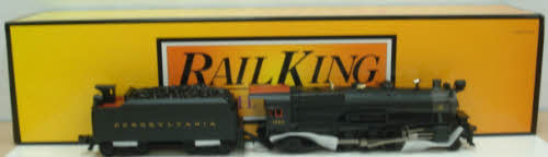 MTH 30-1451-1 PRR 2-8-2 L-1 Mikado Steam Locomotive w/PS 2.0 #1662