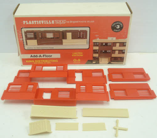 Plasticville 0550 Add-A-Floor for Red Apartment House Kit