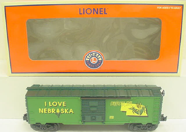 Lionel 6-29922 O Gauge I Love Nebraska Boxcar